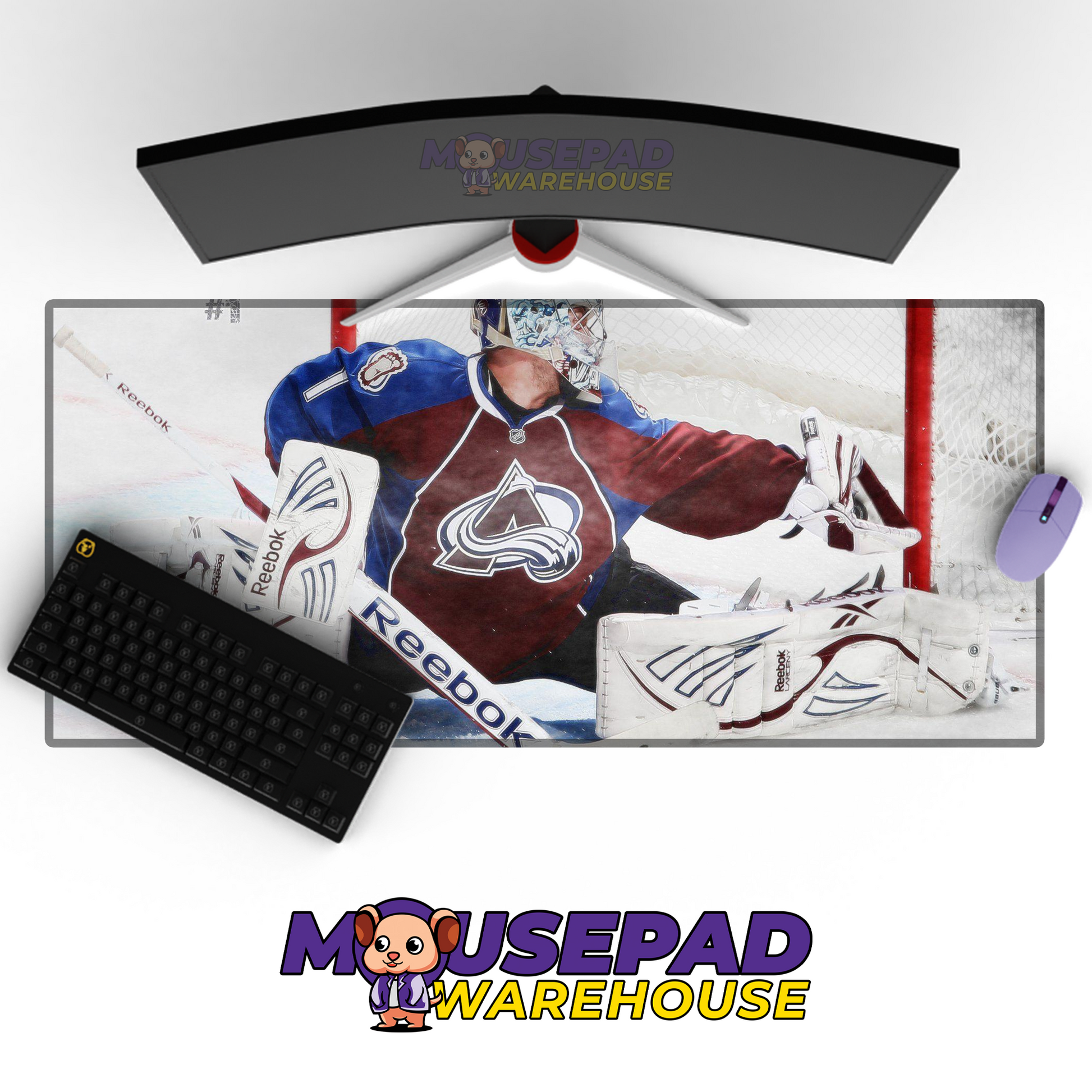 Colorado Avalanche V28 Mousepad Deskmat Mockup