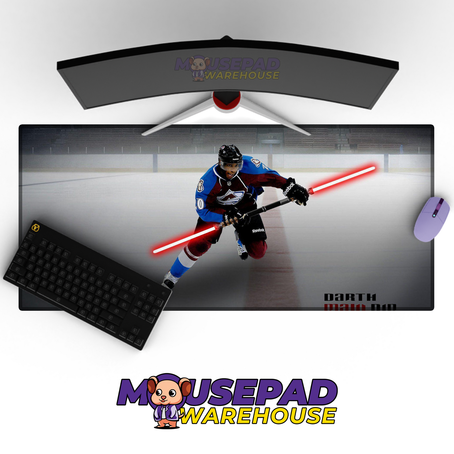 Colorado Avalanche V29 Mousepad Deskmat Mockup