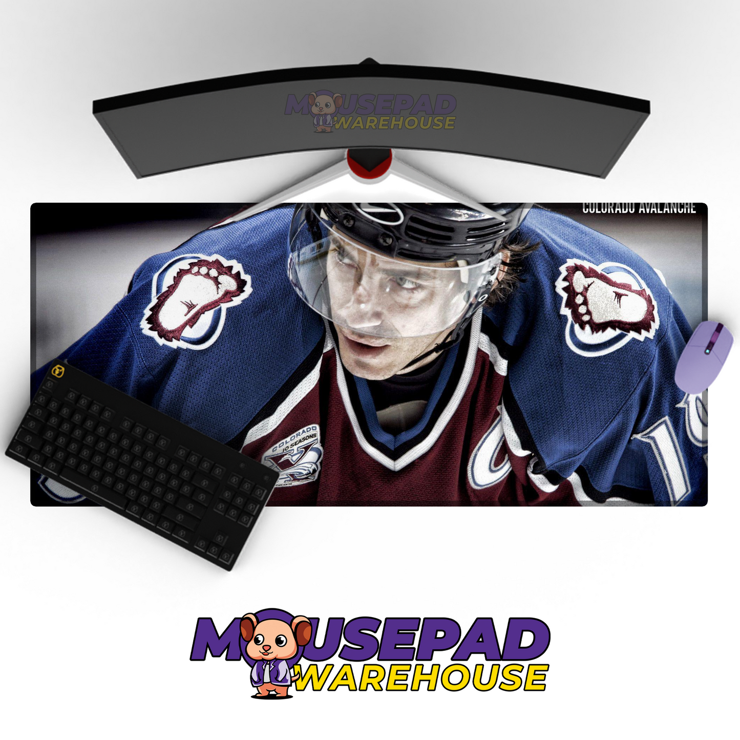 Colorado Avalanche V31 Mousepad Deskmat Mockup