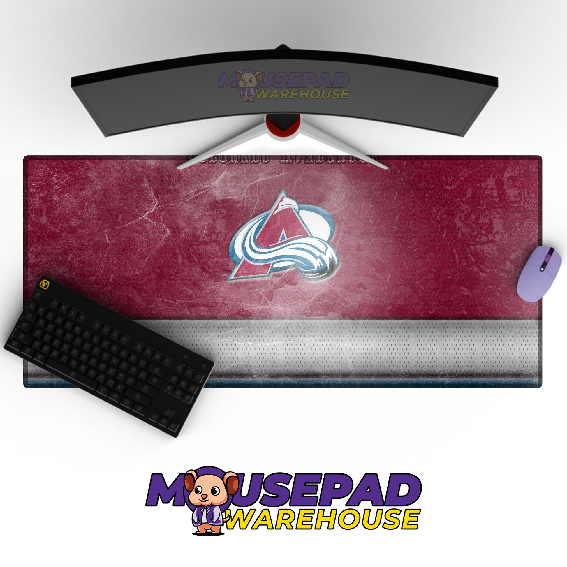Colorado Avalanche V32 Mousepad Deskmat Mockup
