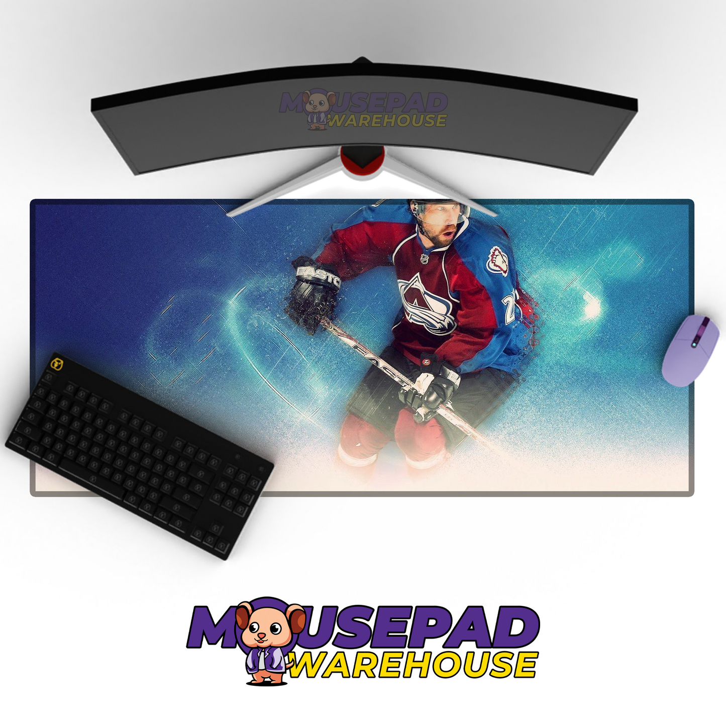 Colorado Avalanche V35 Mousepad Deskmat Mockup