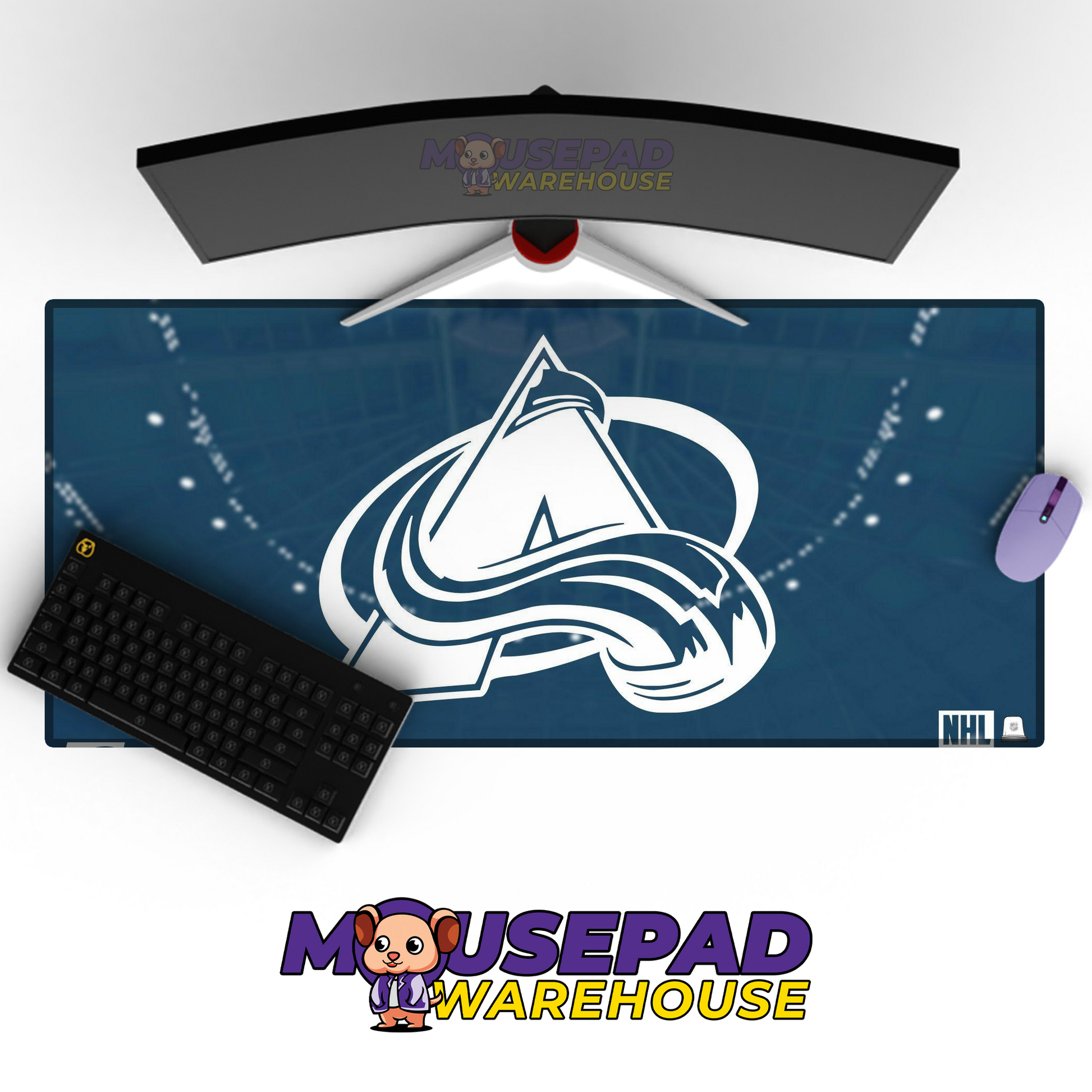 Colorado Avalanche V36 Mousepad Deskmat Mockup