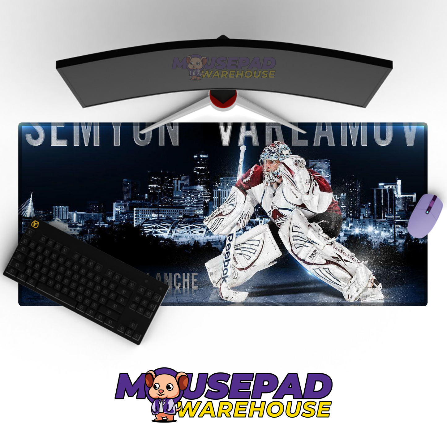 Colorado Avalanche V37 Mousepad Deskmat Mockup