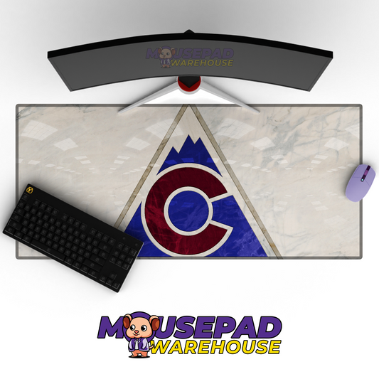 Colorado Avalanche V6 Mousepad Deskmat Mockup