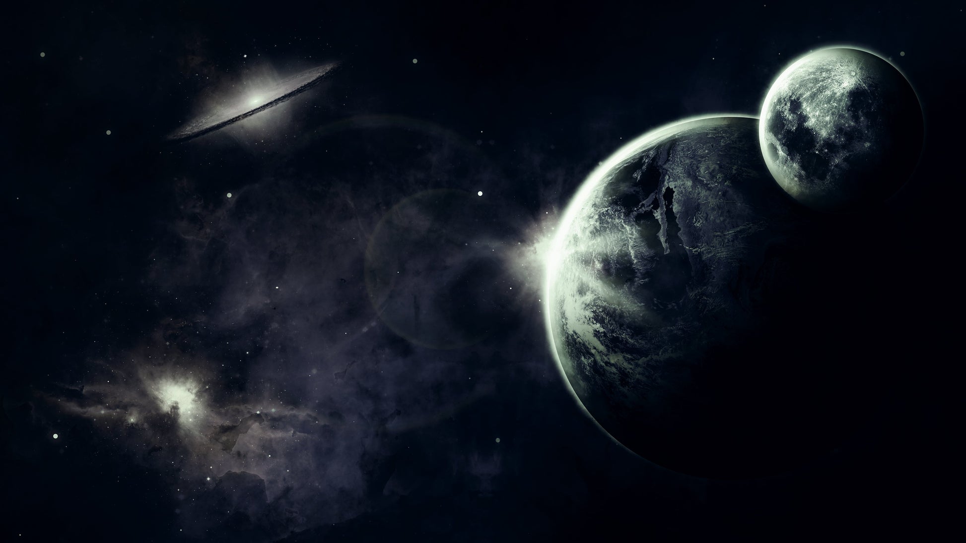 Cosmic Nebula Dreams Galaxy Space Mousepad Desk Mat