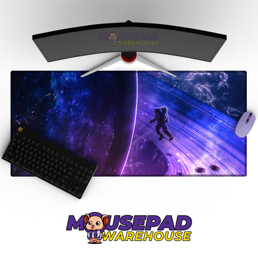 Cosmic Nightfall Galaxy Mousepad Mockup