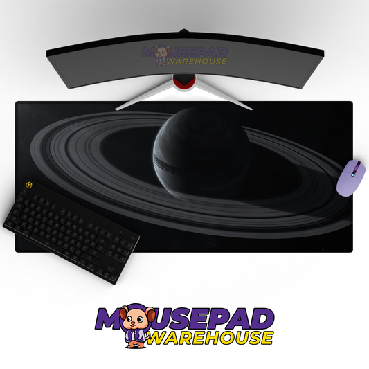 Cosmic Pulse Vibrant Nebula Galaxy Mousepad Mockup