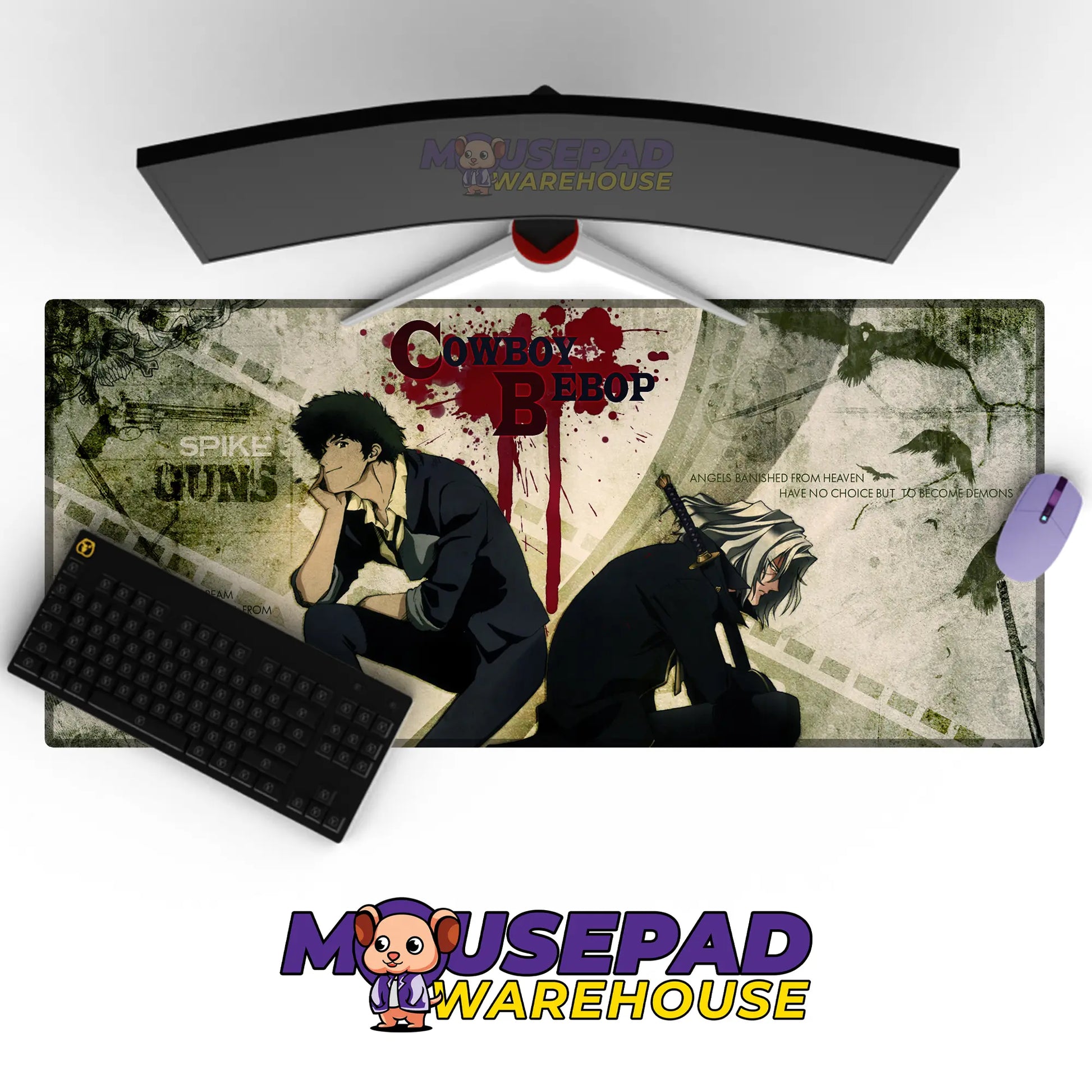 Cowboy Bebop Anime Mousepad 82409 MousepadWarehouse.com