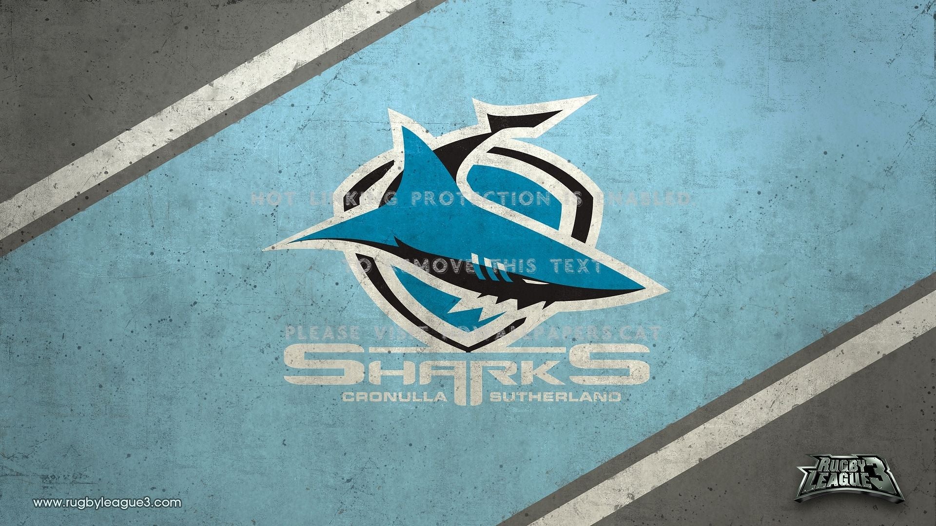 Cronulla Sharks V2 Mousepad Deskmat