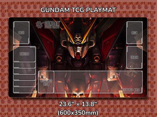 Cross X1 Gundam TCG Playmat Mockup