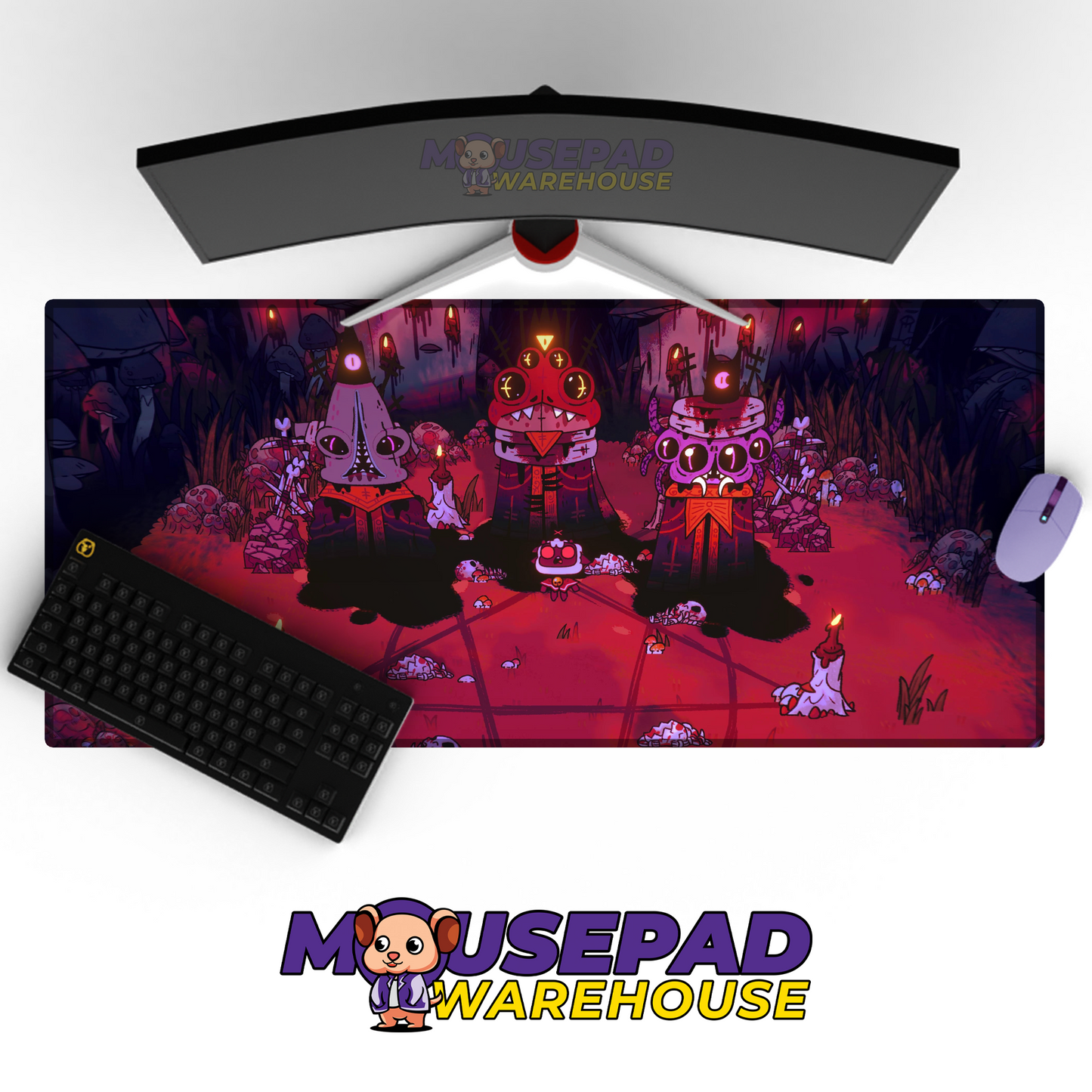 Cult of the Lamb V15 Mousepad Mockup