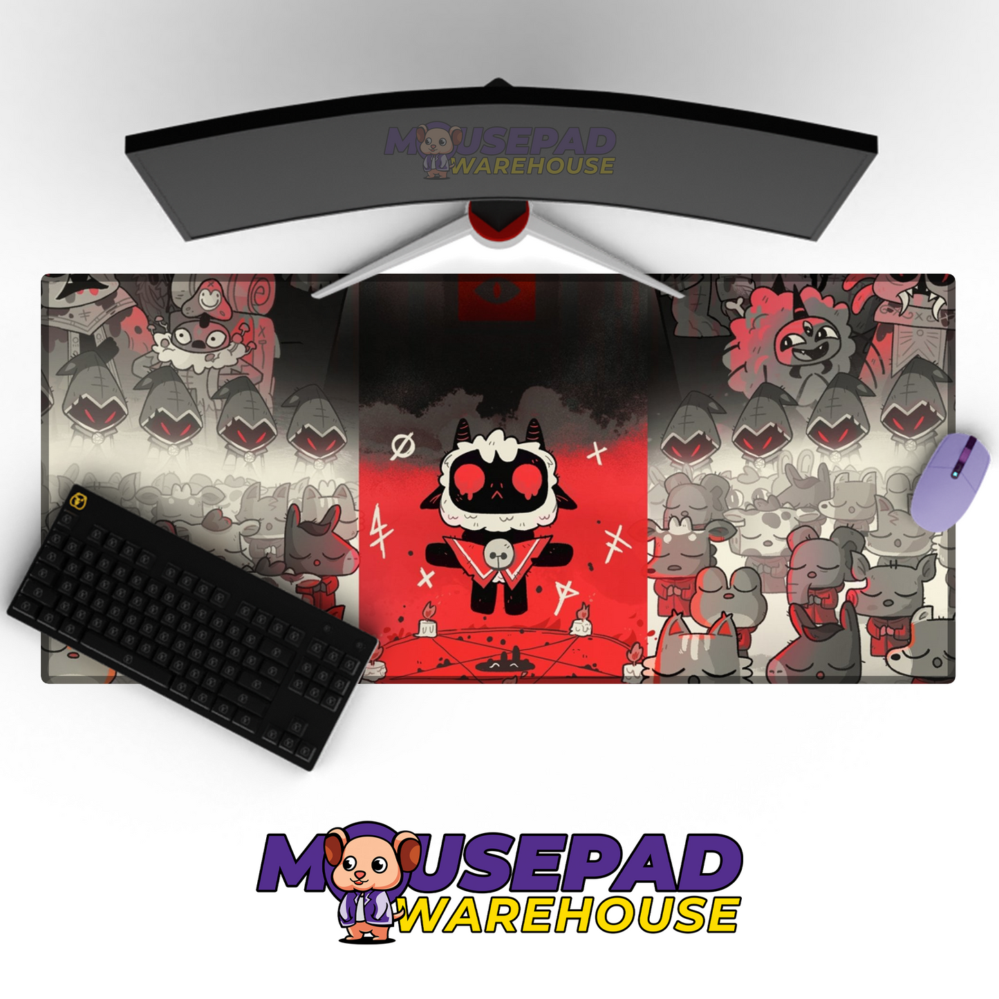 Cult of the Lamb V17 Mousepad Mockup