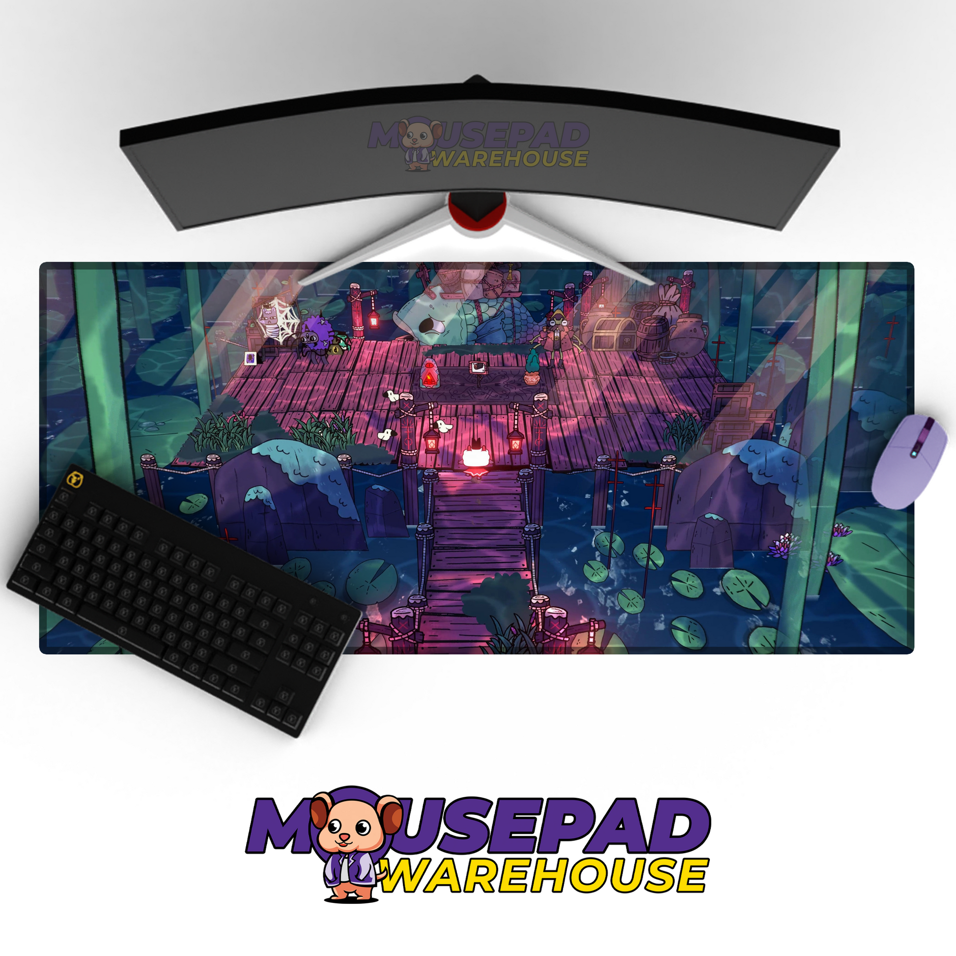 Cult of the Lamb V18 Mousepad Mockup