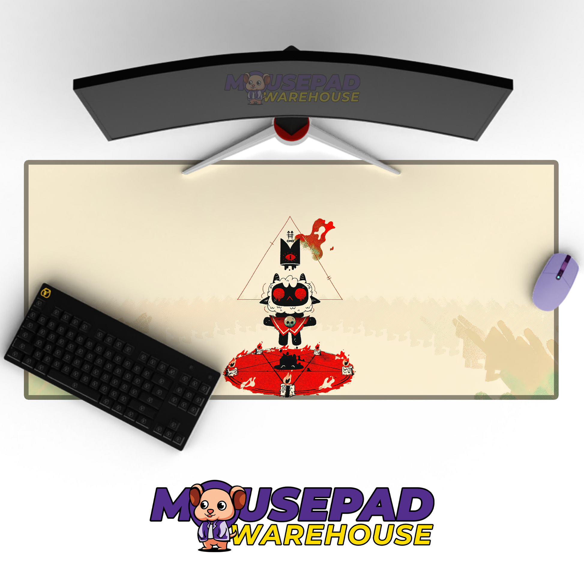 Cult of the Lamb V1 Mousepad Mockup