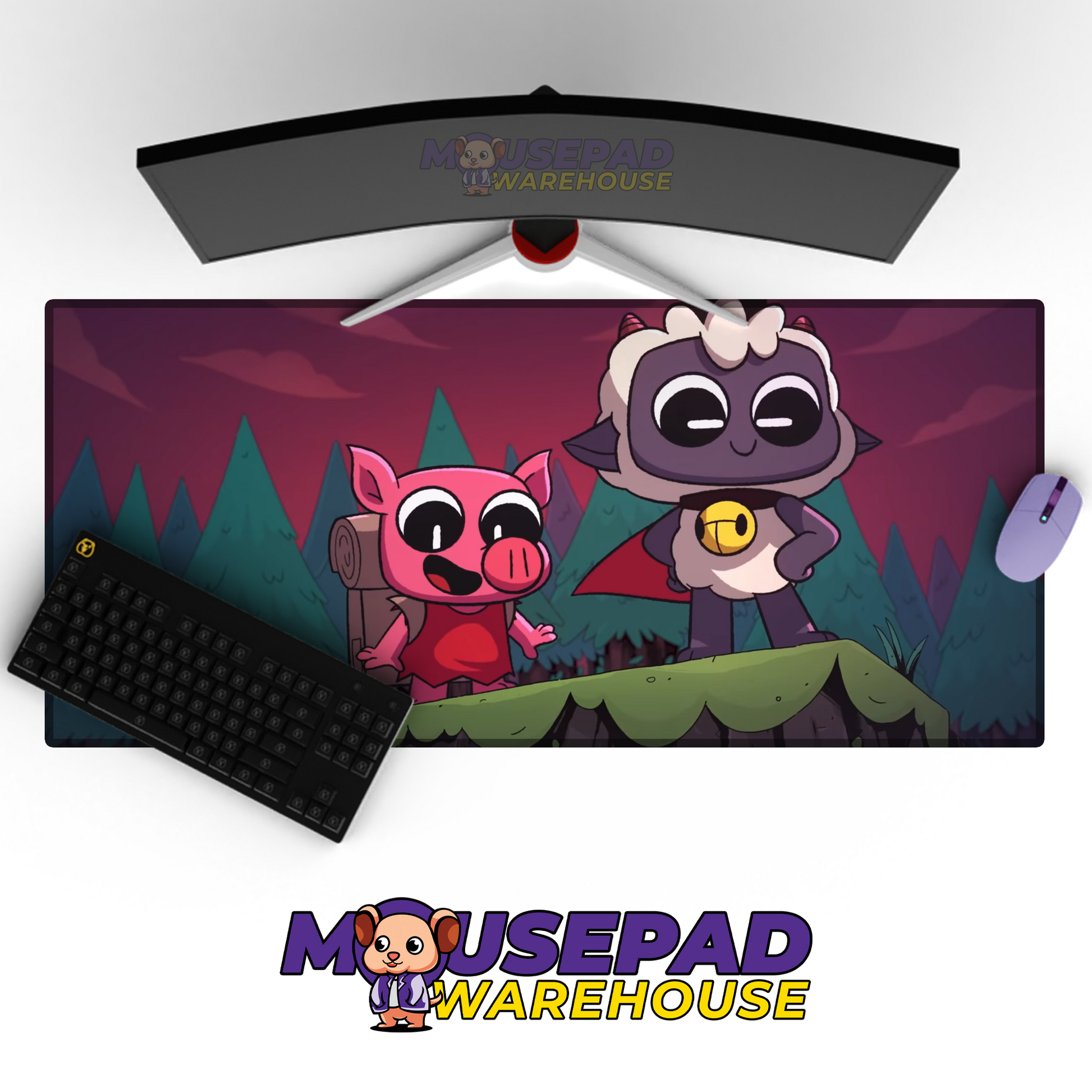 Cult of the Lamb V20 Mousepad Mockup