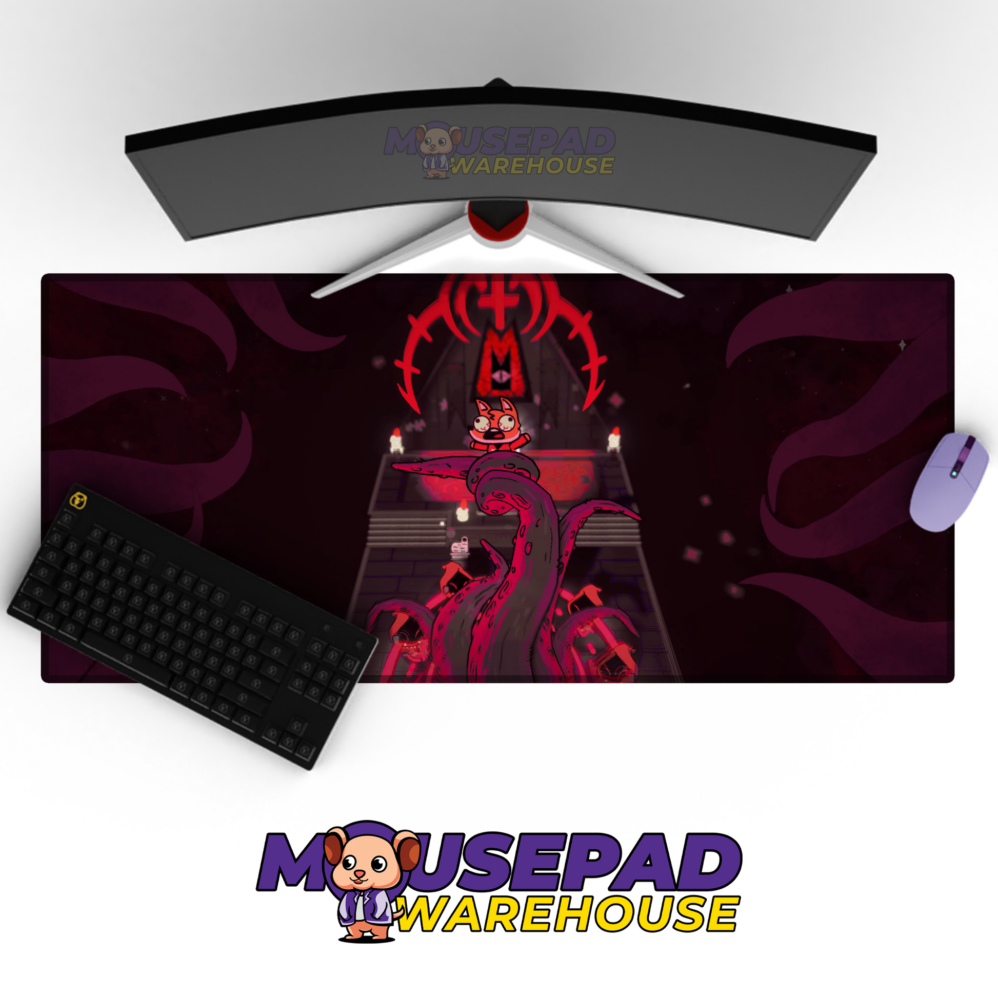 Cult of the Lamb V21 Mousepad Mockup