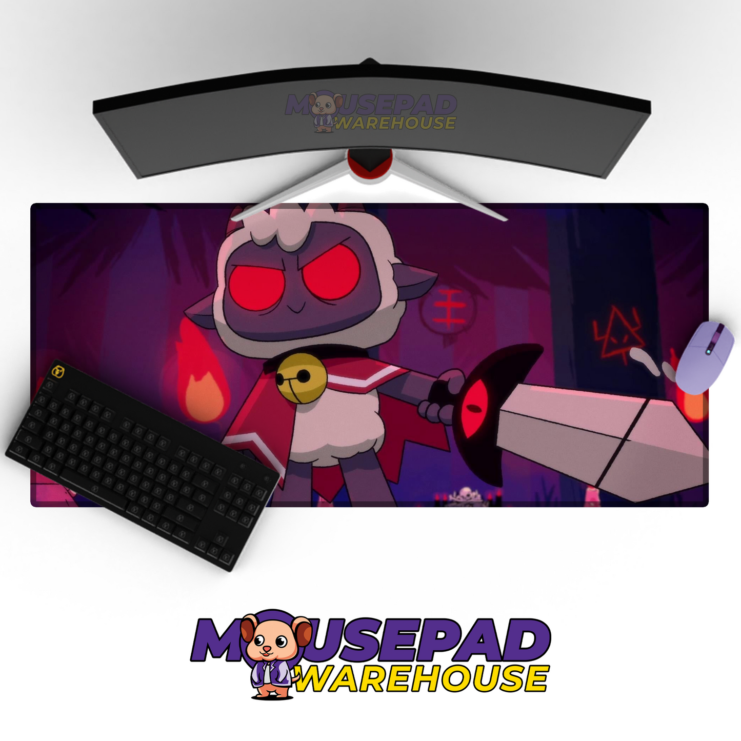 Cult of the Lamb V22 Mousepad Mockup