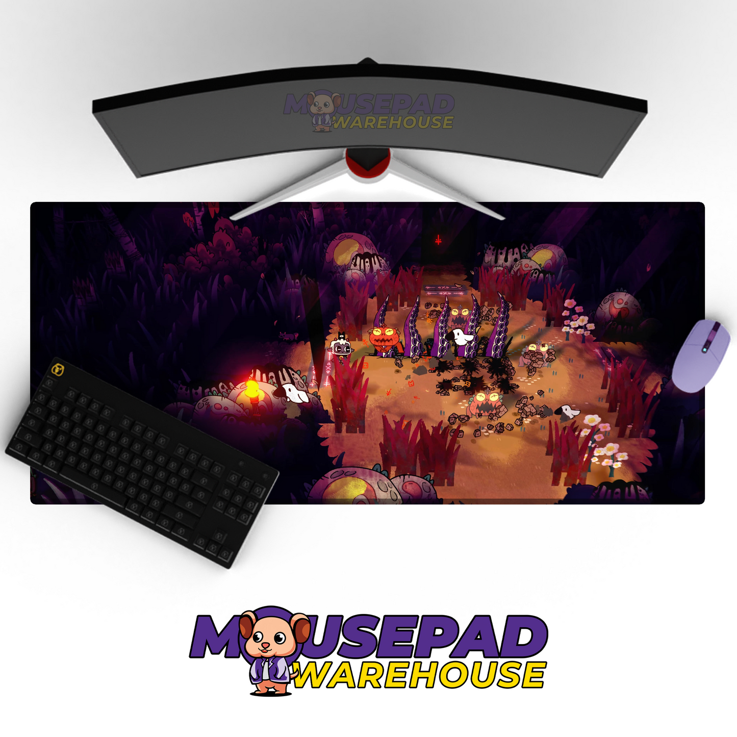 Cult of the Lamb V6 Mousepad Mockup