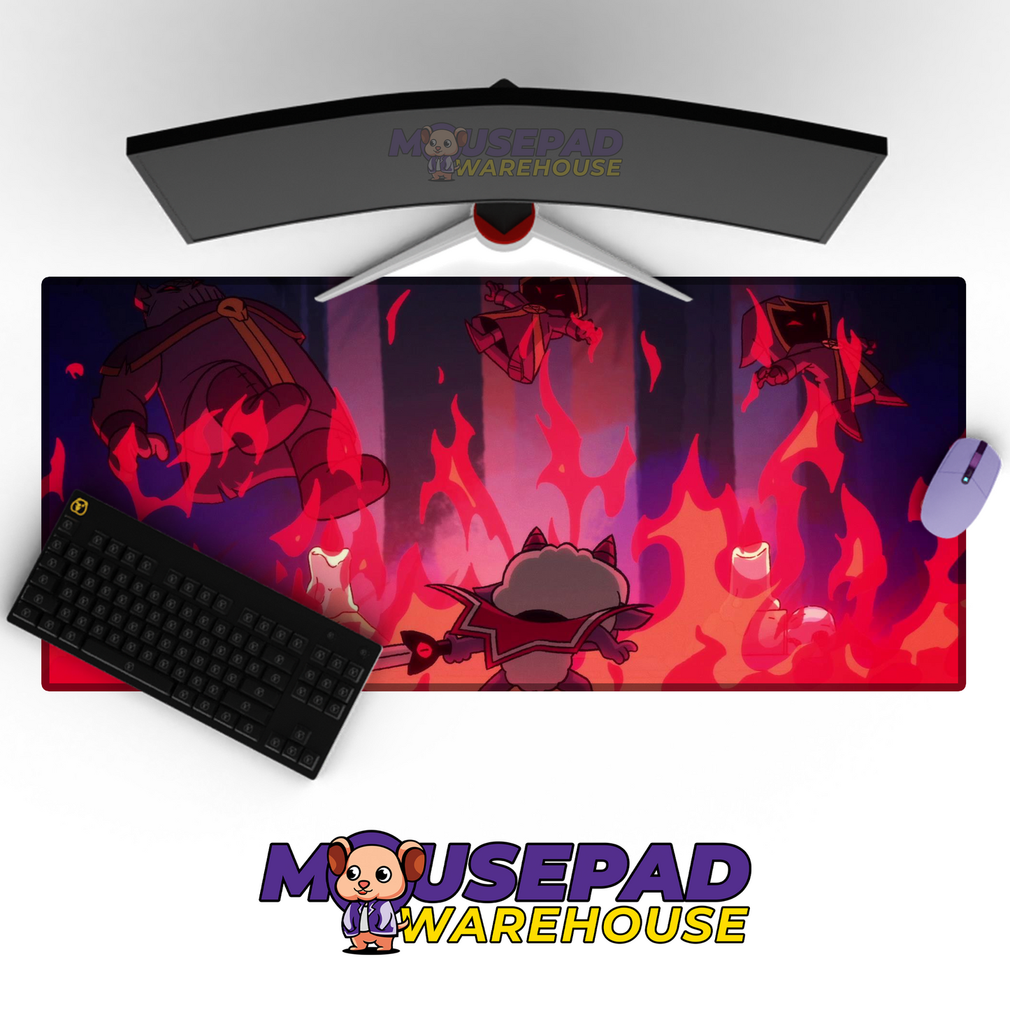 Cult of the Lamb V8 Mousepad Mockup