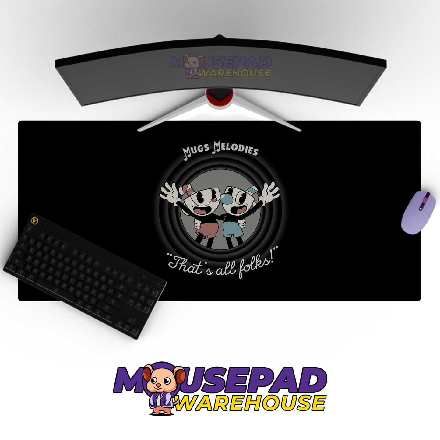 Cuphead V2 Mousepad Mockup
