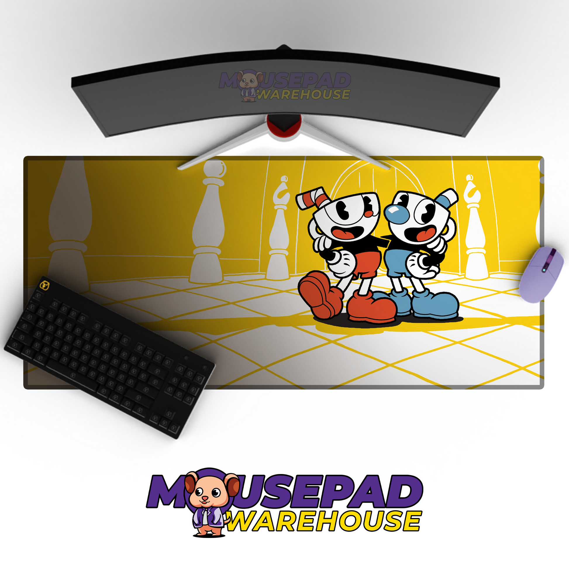 Cuphead V3 Mousepad Mockup