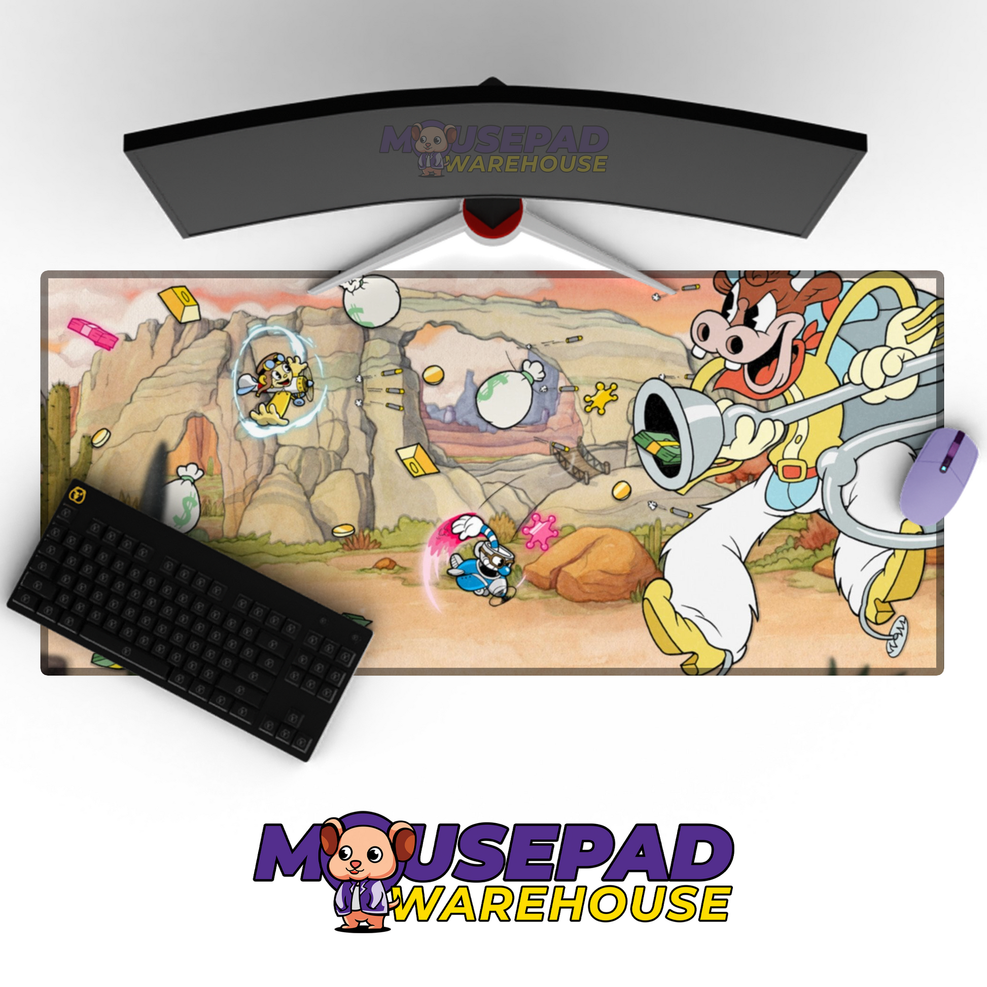Cuphead V4 Mousepad Mockup