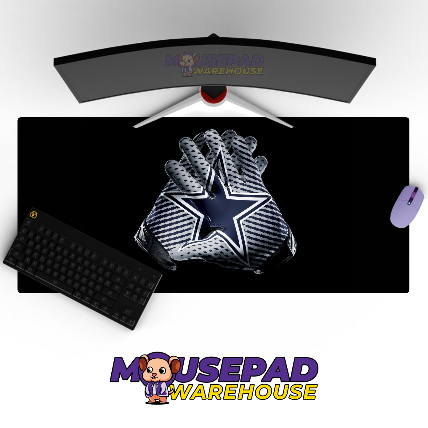 Dallas Cowboys V10 Mousepad Deskmat Mockup