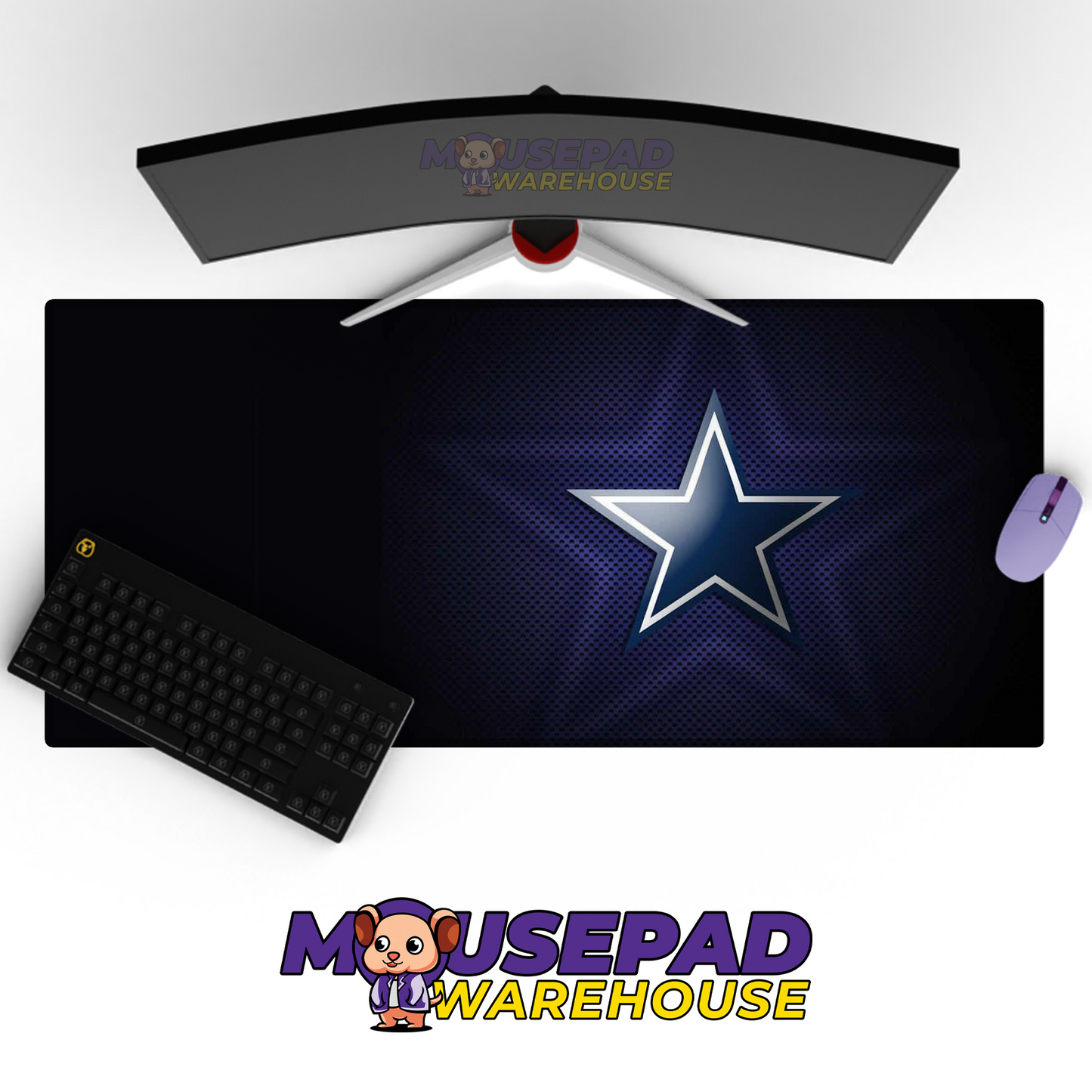 Dallas Cowboys V11 Mousepad Deskmat Mockup