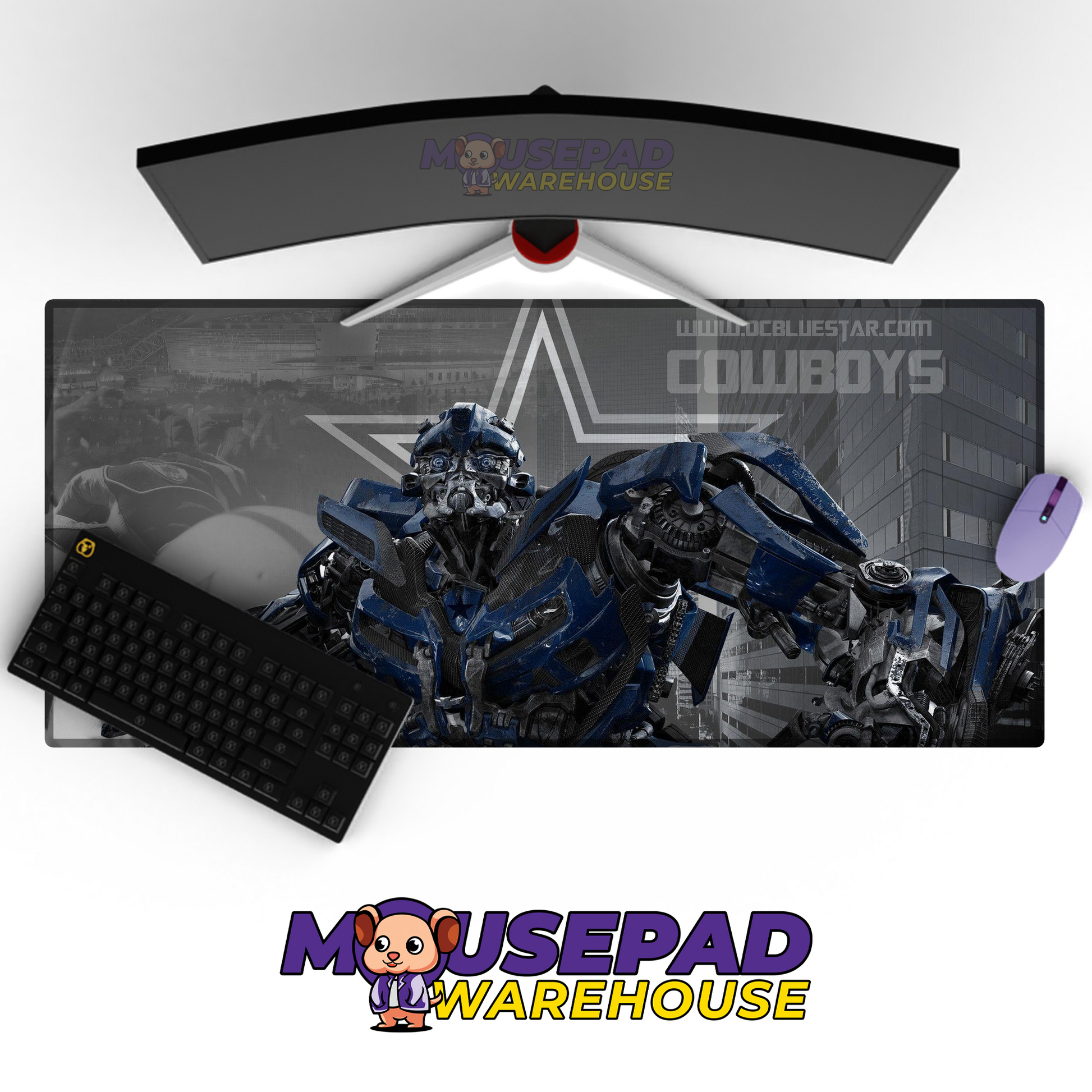 Dallas Cowboys V14 Mousepad Deskmat Mockup
