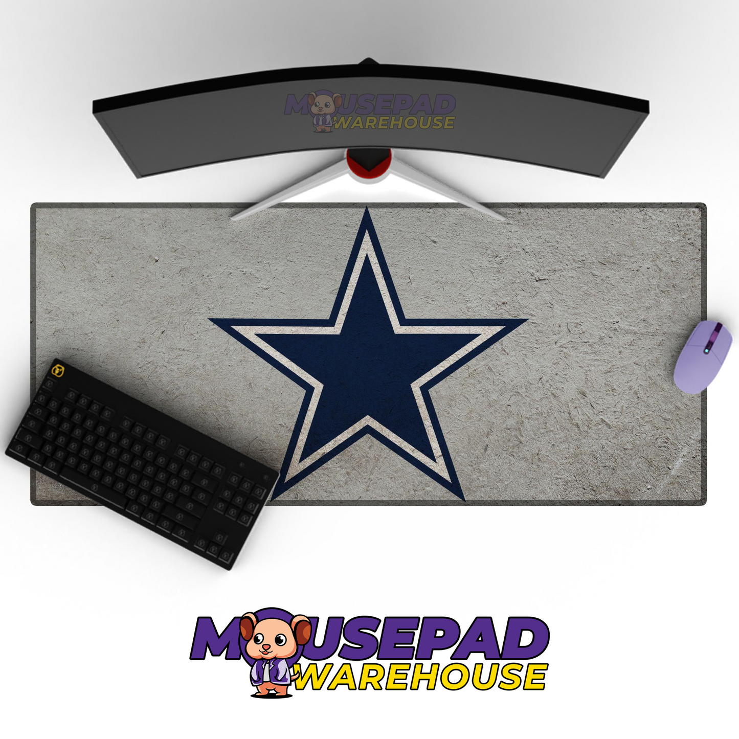 Dallas Cowboys V15 Mousepad Deskmat Mockup
