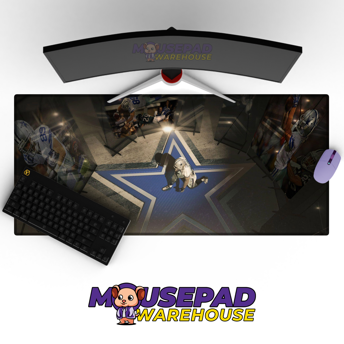 Dallas Cowboys V16 Mousepad Deskmat Mockup