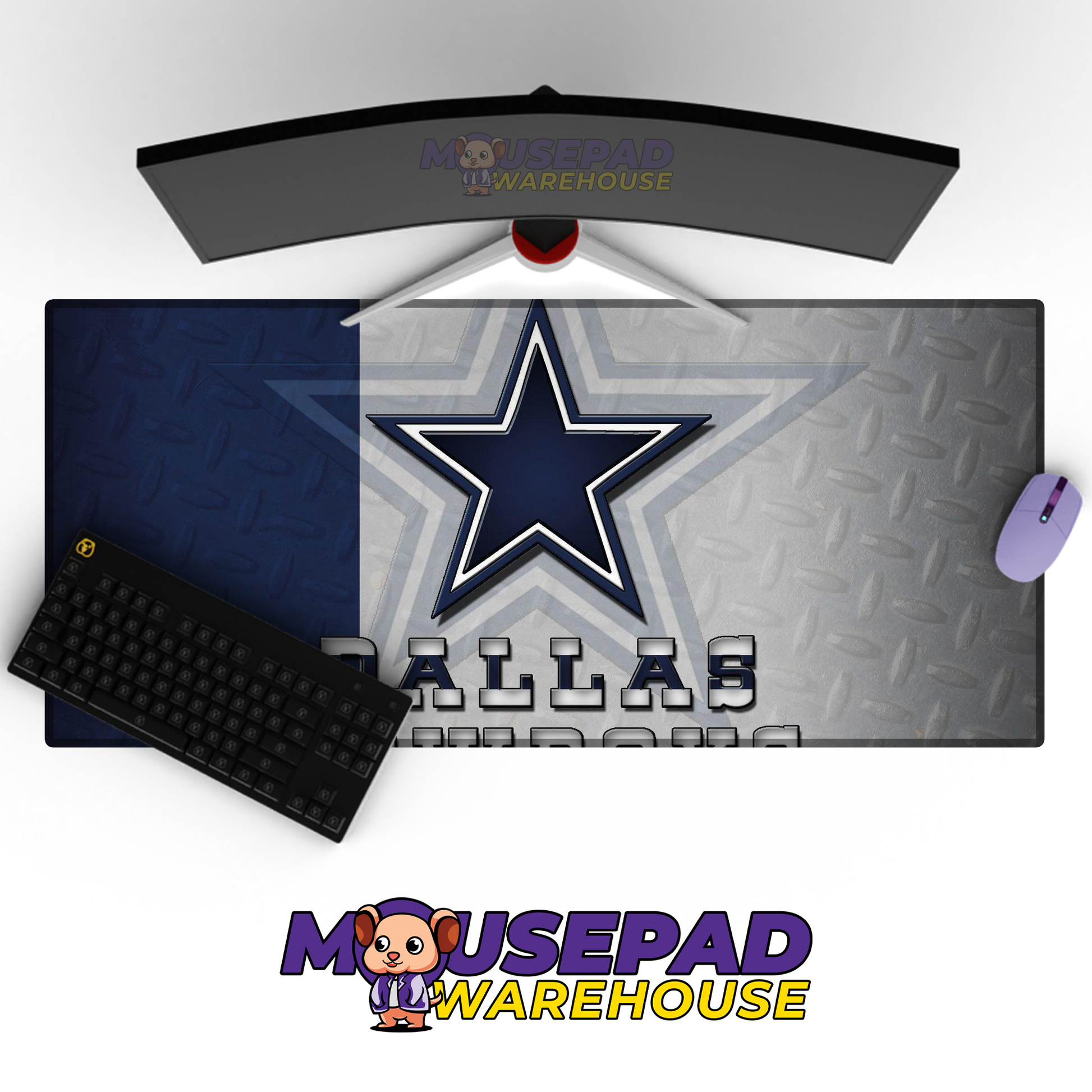 Dallas Cowboys V20 Mousepad Deskmat Mockup