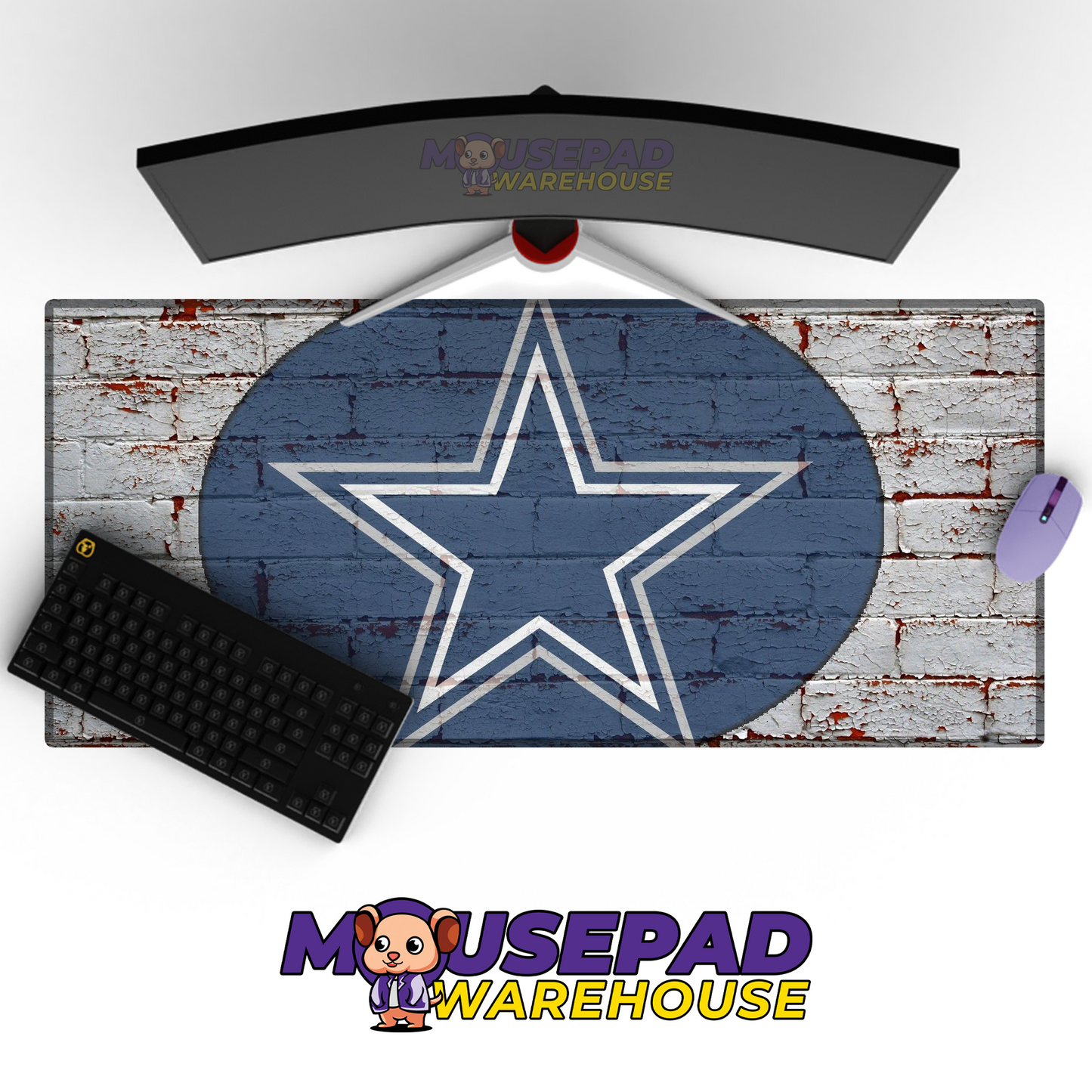Dallas Cowboys V26 Mousepad Deskmat Mockup