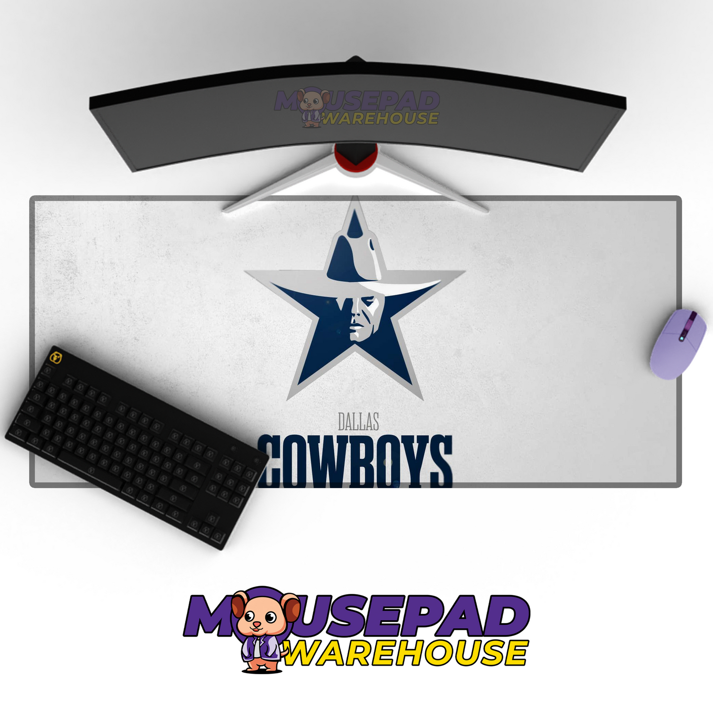 Dallas Cowboys V29 Mousepad Deskmat Mockup