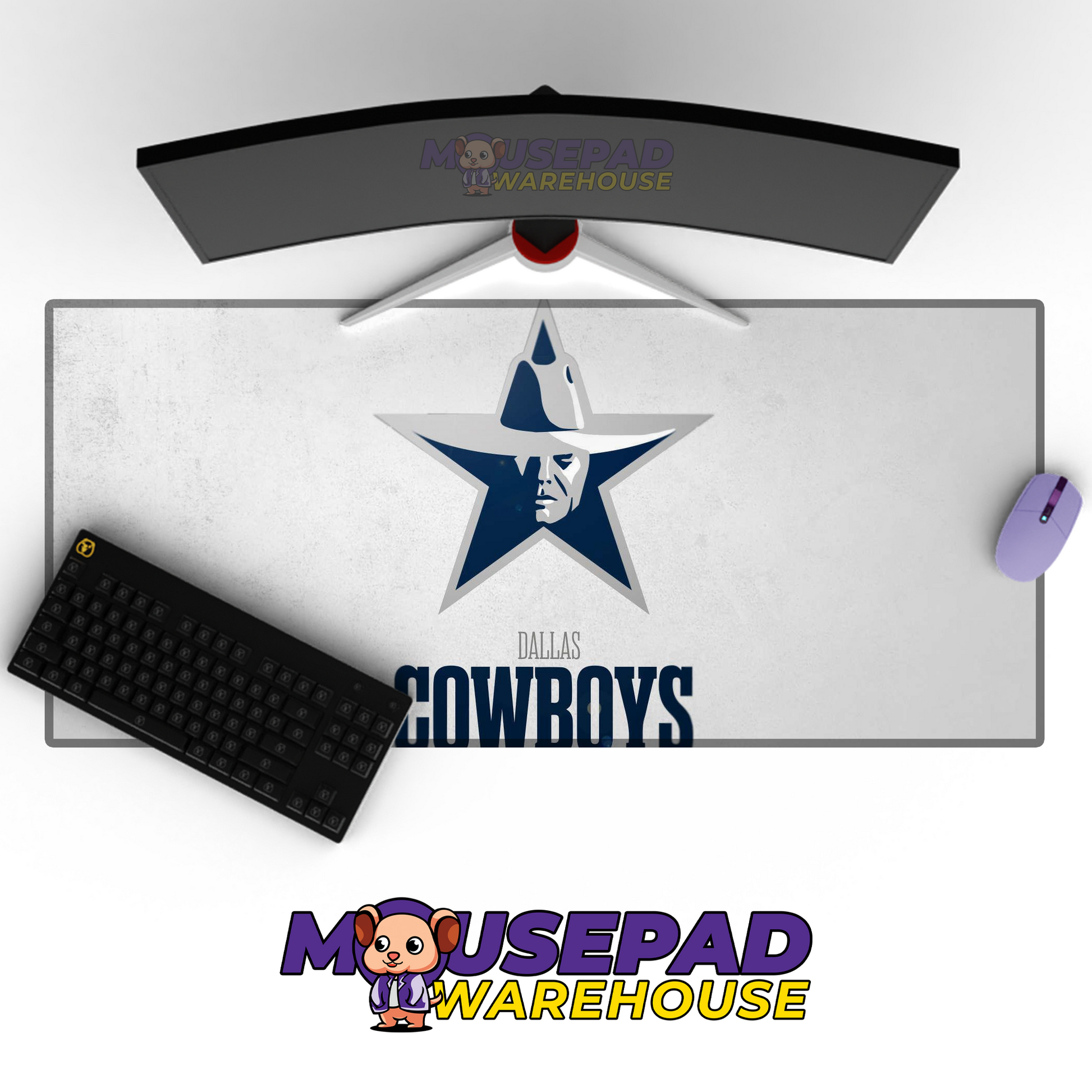 Dallas Cowboys V29 Mousepad Deskmat Mockup