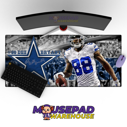 Dallas Cowboys V2 Mousepad Deskmat Mockup