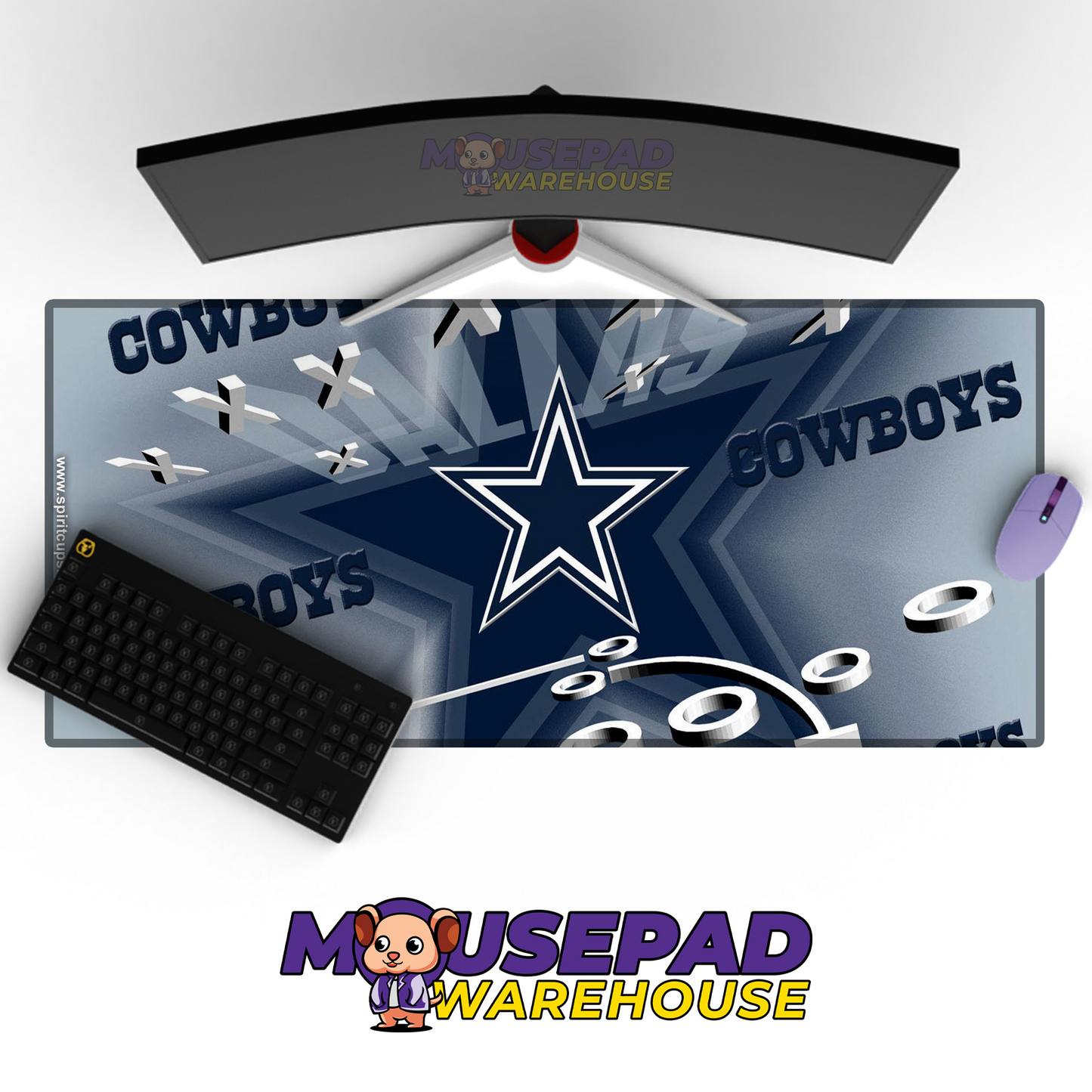Dallas Cowboys V30 Mousepad Deskmat Mockup