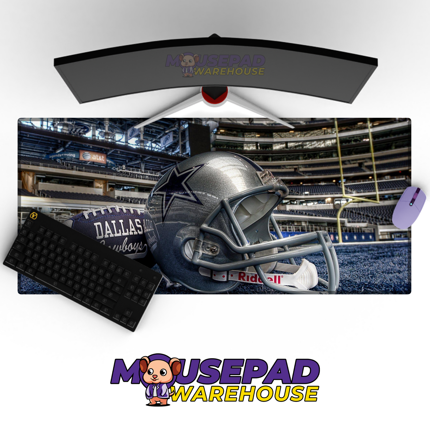 Dallas Cowboys V4 Mousepad Deskmat Mockup