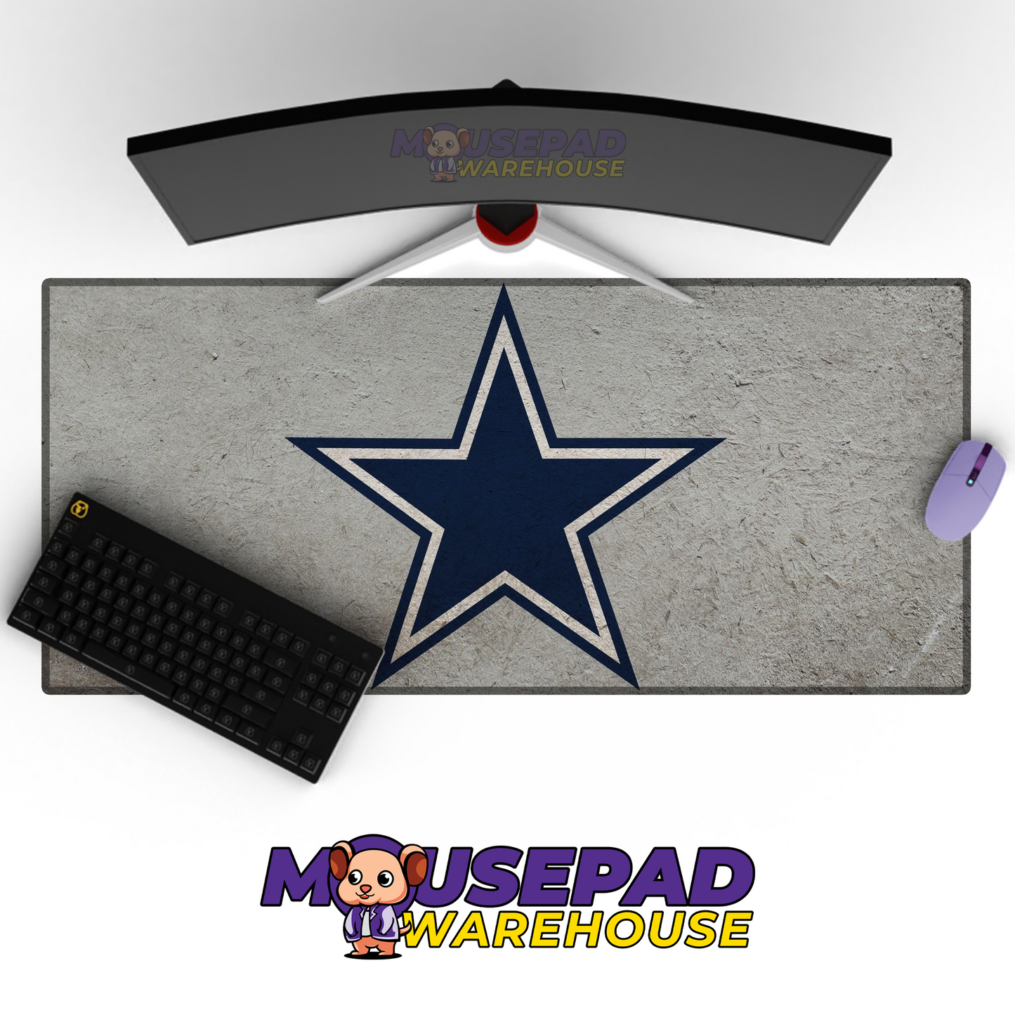 Dallas Cowboys V7 Mousepad Deskmat Mockup