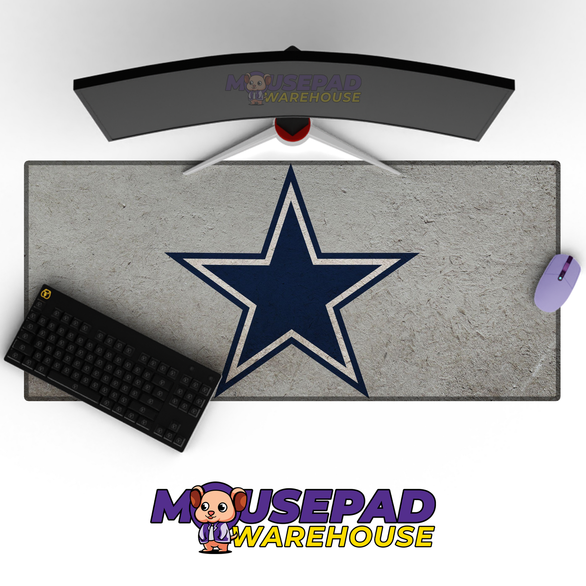 Dallas Cowboys V7 Mousepad Deskmat Mockup