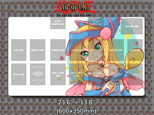 Dark Magician Girl Yu Gi Oh Card Game Playmat Mockup