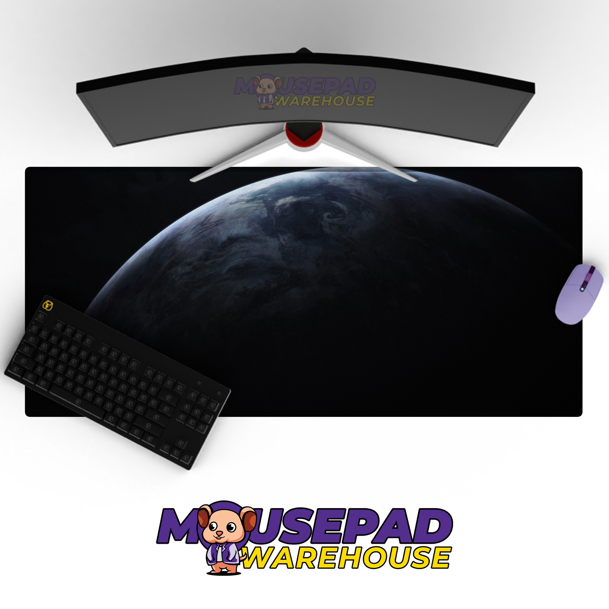 Dark Matter Drift Deep Space Universe Desk Mat Mockup