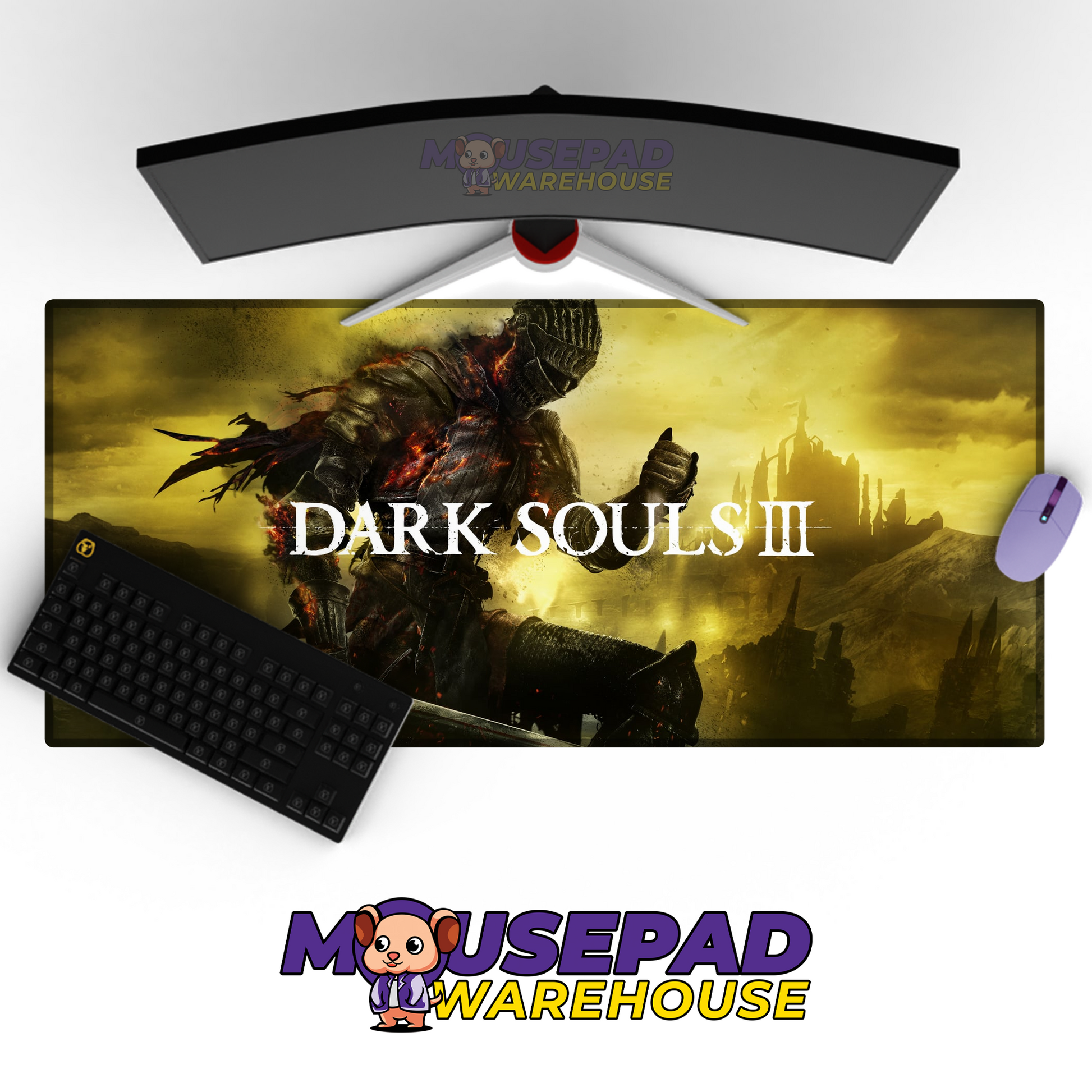 Dark Souls V12 Mousepad Mockup