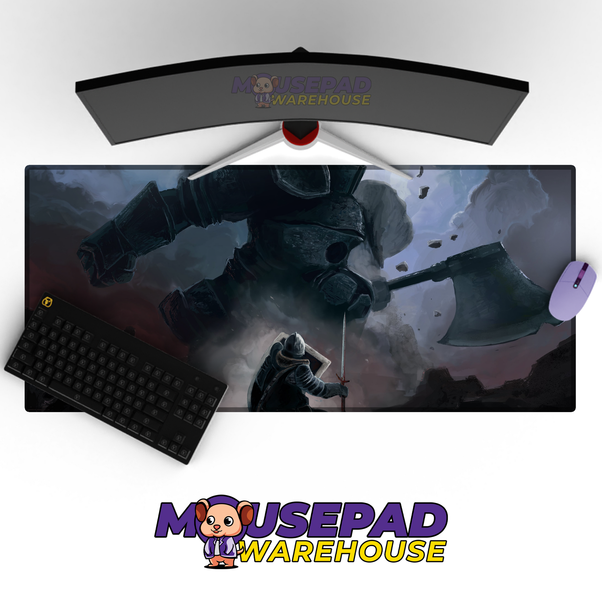 Dark Souls V6 Mousepad Mockup