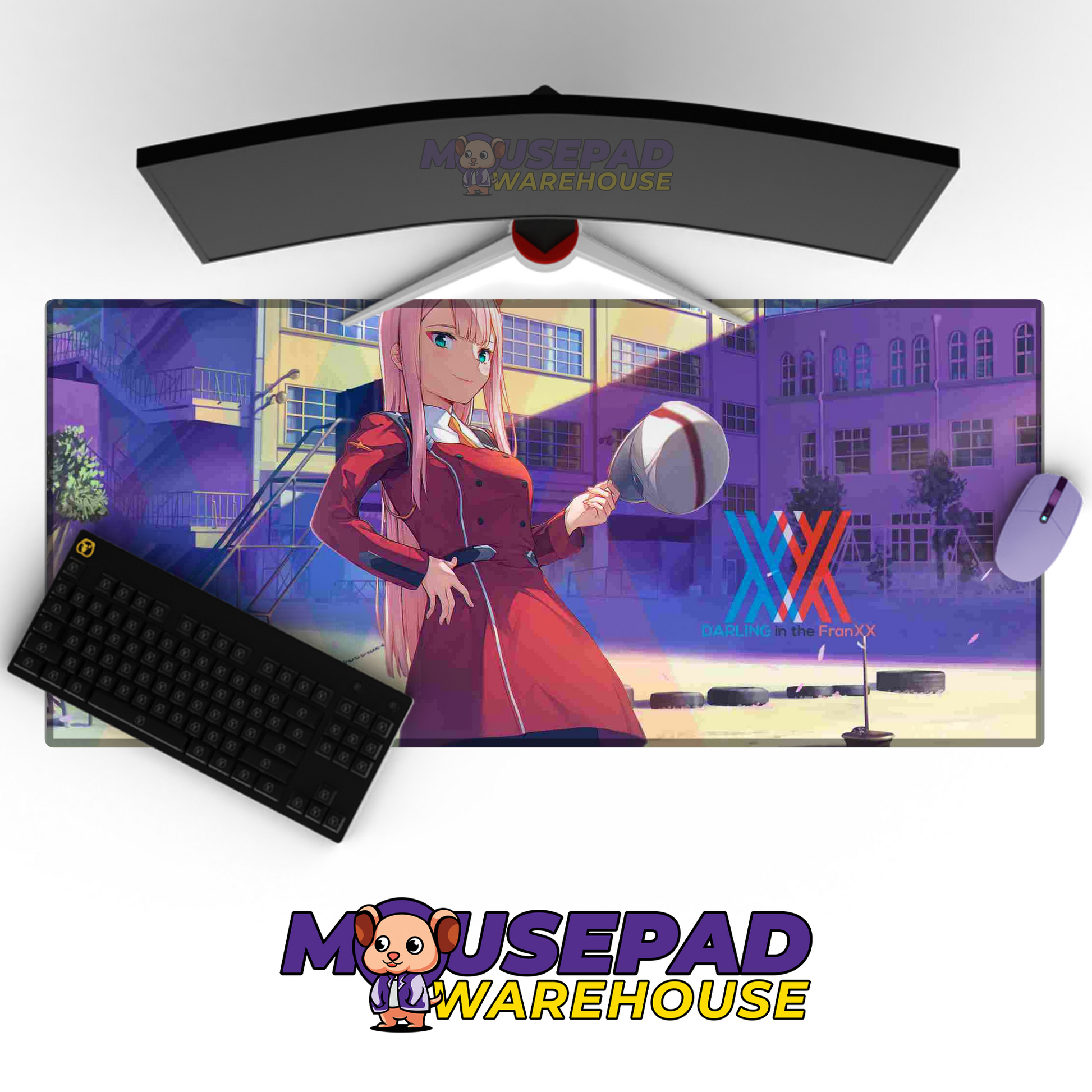 Darling in the Franxx V28 Mousepad Mockup