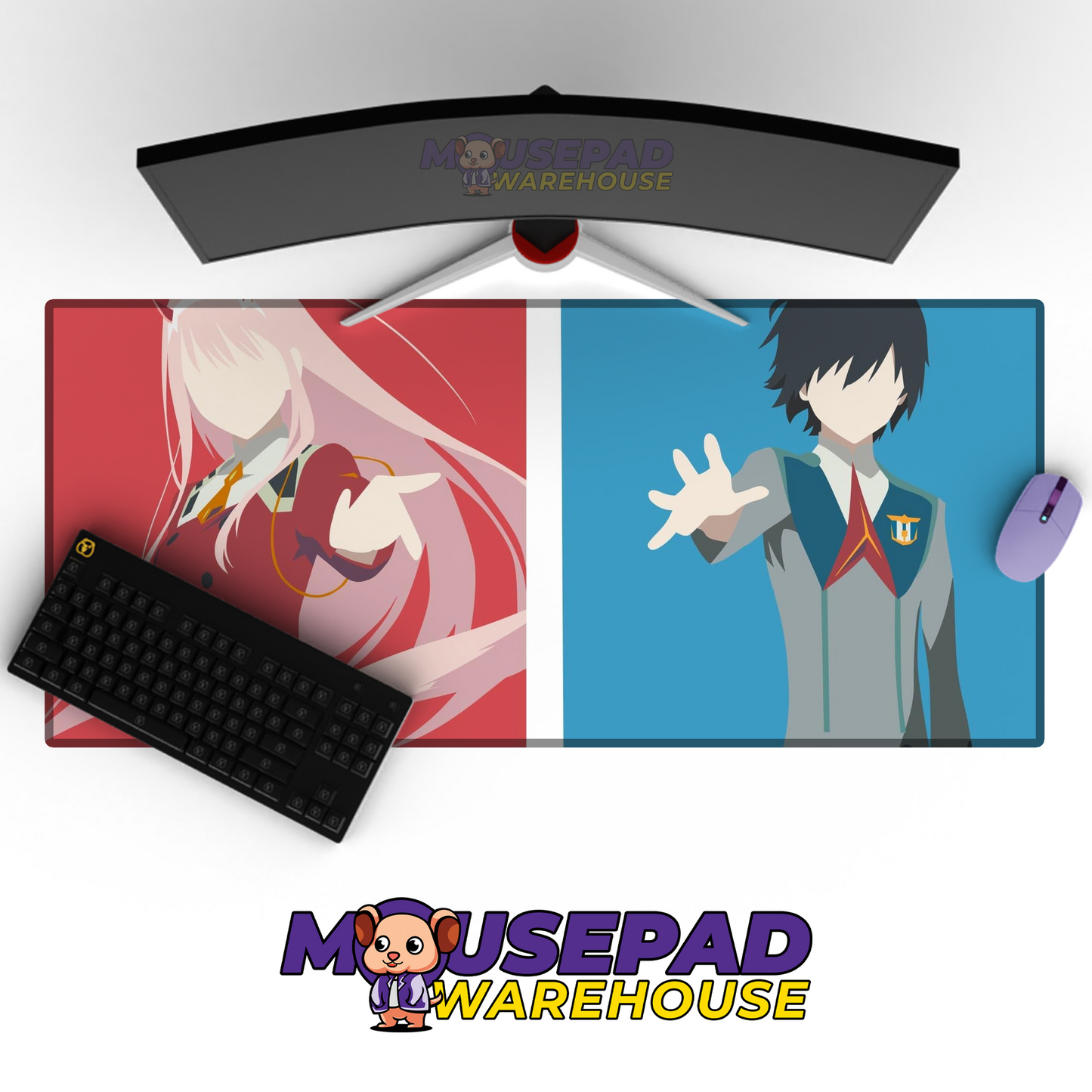 Darling in the Franxx V31 Mousepad Mockup