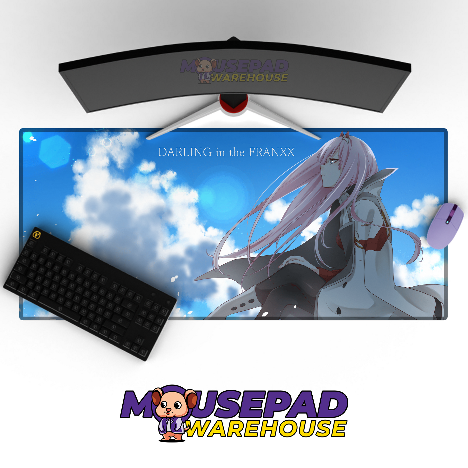 Darling in the Franxx V34 Mousepad Mockup