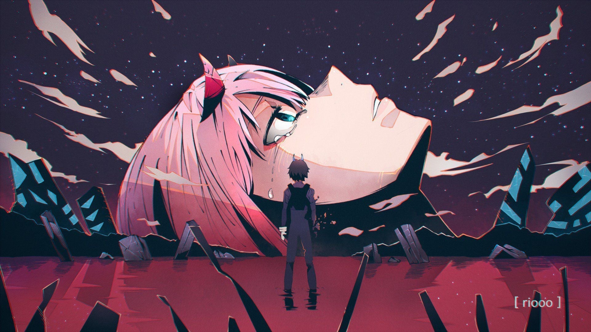 Darling in the Franxx V36 Mousepad