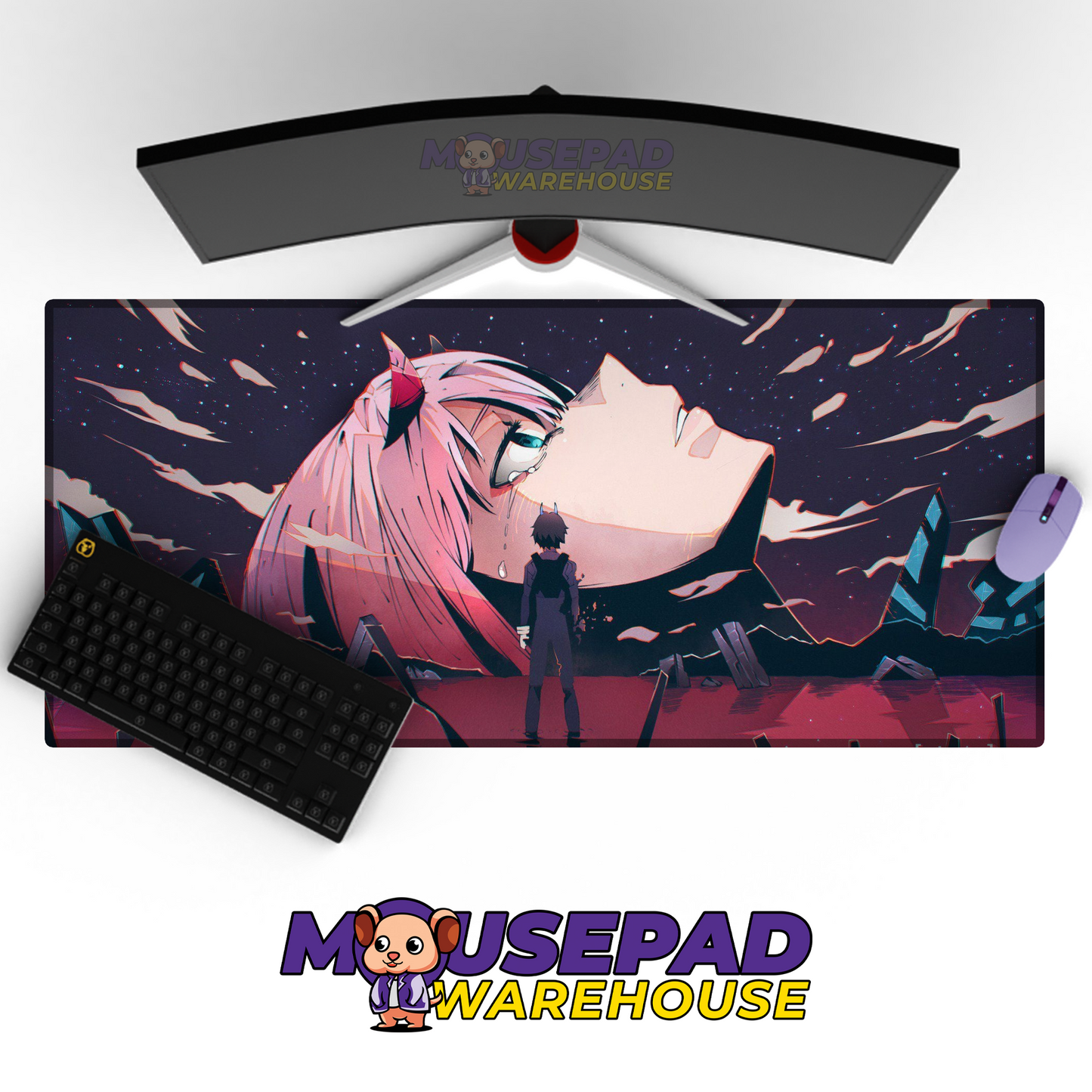 Darling in the Franxx V36 Mousepad Mockup