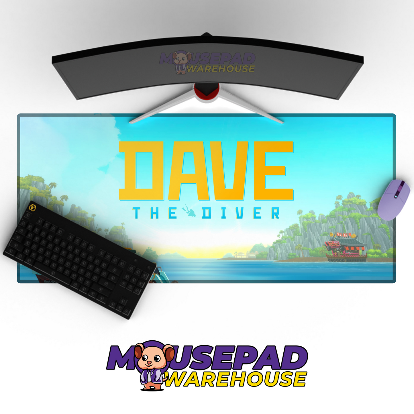 Dave the Diver V15 Mousepad Mockup